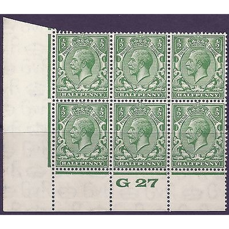 d Green Block Cypher Control G27 perf UNMOUNTED MINT MNH