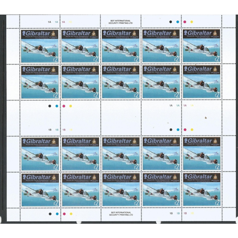 Gibralta Sg1452 - 1455 - Full Set in Full sheets 2012 cat 300+ MNH