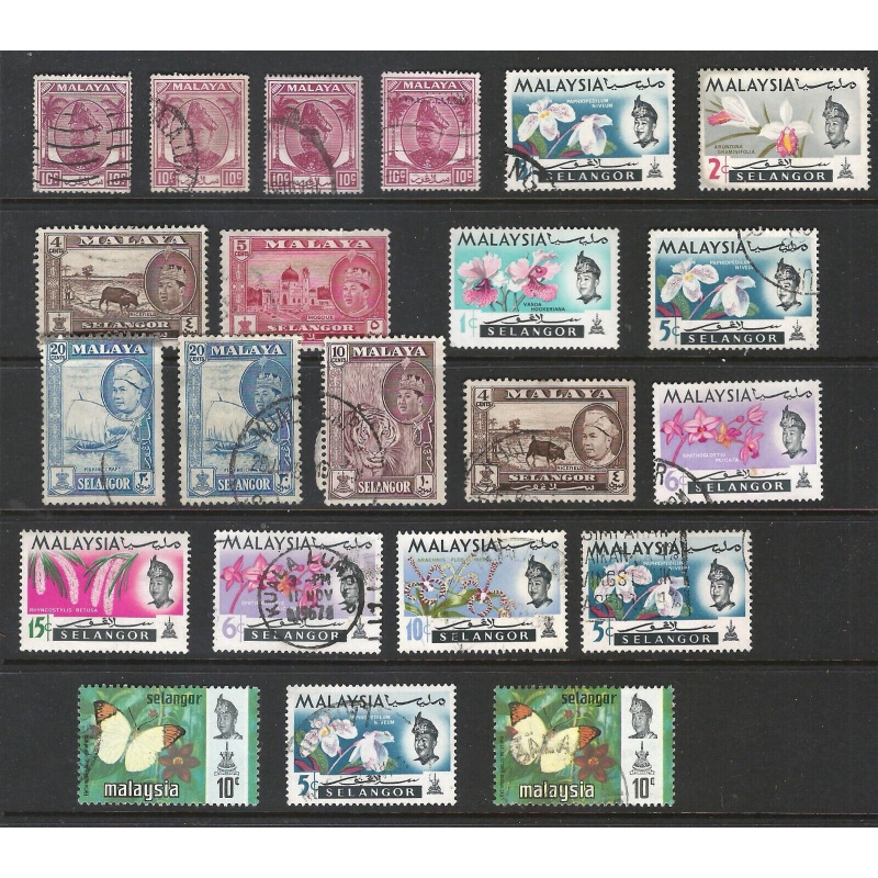 Malaysia Selengor 1949 + selection used