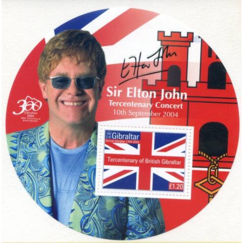 2004 Gibraltar Sir Elton John Set SGMS1093 Unmounted Mint