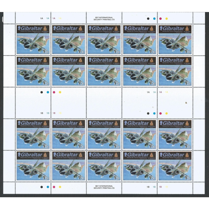 Gibralta Sg1452 - 1455 - Full Set in Full sheets 2012 cat 300+ MNH