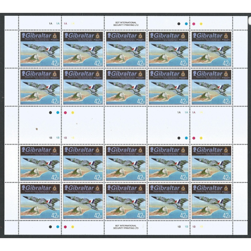 Gibralta Sg1452 - 1455 - Full Set in Full sheets 2012 cat 300+ MNH