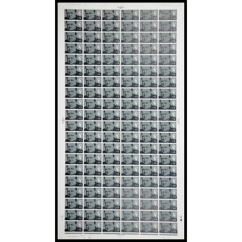 Sg661-662p 1965 4d  1 3 Churchill Set Of Full Sheets (Phosphor)  UNMOUNTED MINT