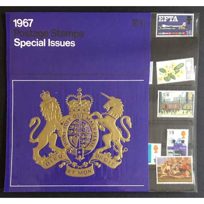 1967 Special issues postage stamps Presentation pack UNMOUNTED MINT