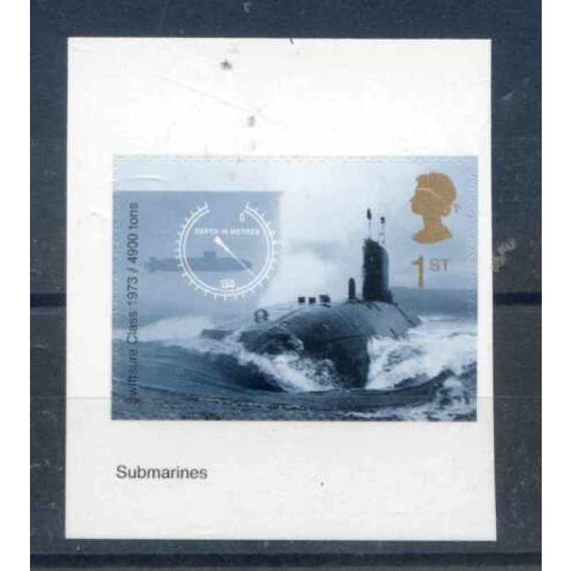 QEII SG2207 1st Class Submarine Booklet Stamp Unmounted Mint