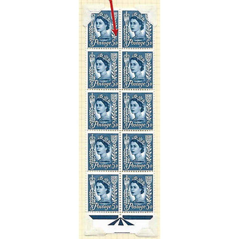 Sg XJ9 Sg 14a 9d Jersey with variety - leaf dot UNMOUNTED MINT MNH