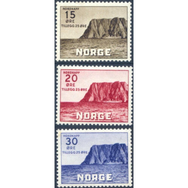 Norway 1930 The North Cape Facit 181 183