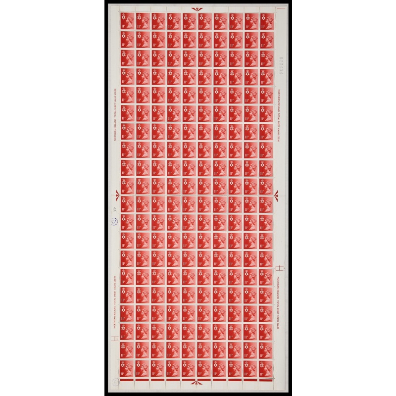 8p Northern Ireland 1 dot  machin Full Sheet UNMOUNTED MINT MNH