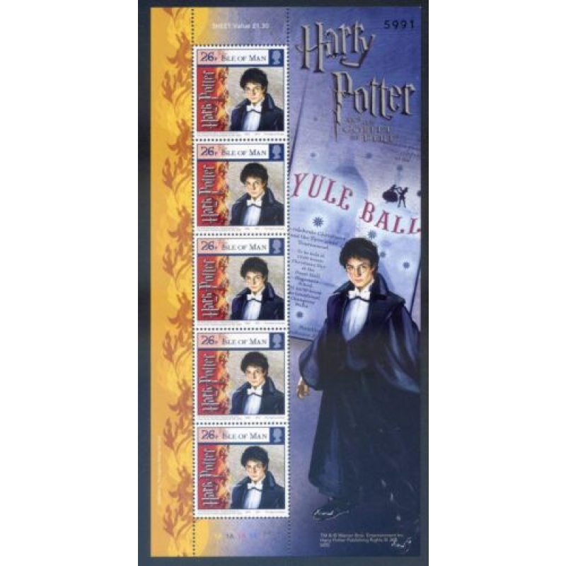 Isle Of Man Harry Potter Mini Sheets Unmounted Mint