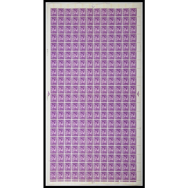 XJ4 3d Jersey Regional 1CB Violet Crowns - Full sheet UNMOUNTED MINT