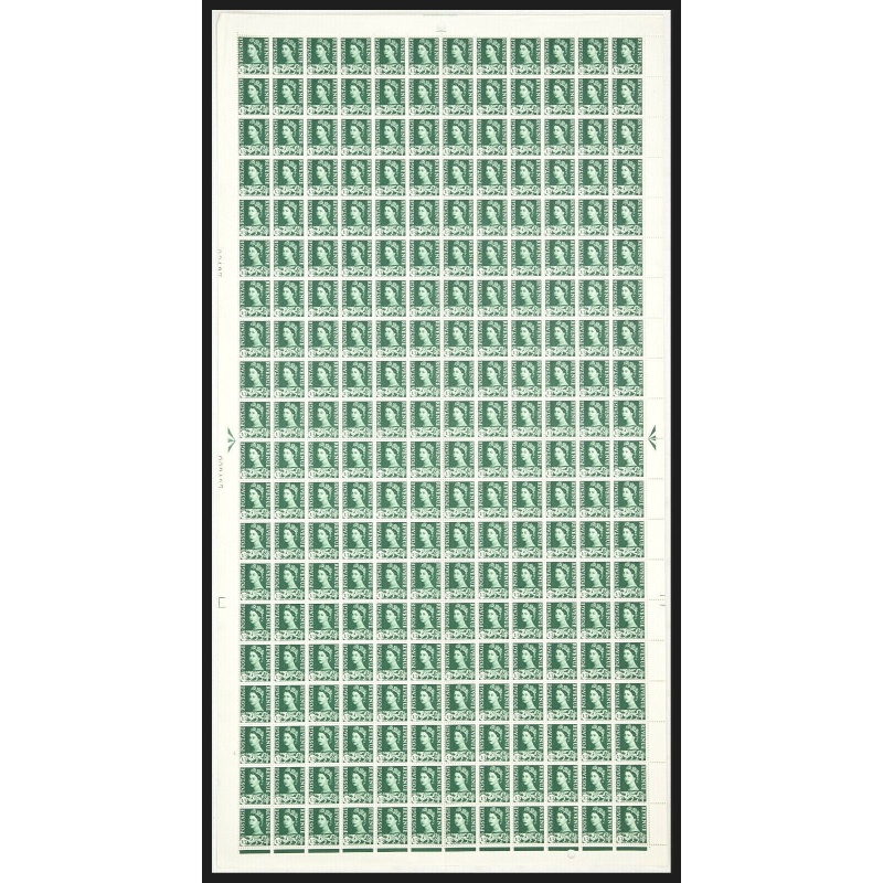 XW15 Shade 2 - 1 3 Wales Regional Sheet - Full sheet UNMOUNTED MINT