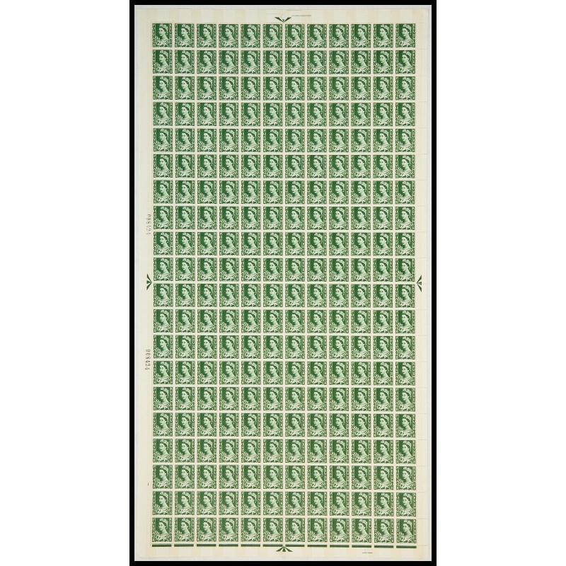 XW13 9d Wales Regional Sheet 9.5mm Violet - Full sheet UNMOUNTED MINT MNH