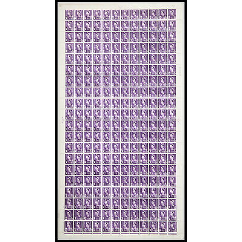 Sg XS5 Side Band violet 3d Scotland Cyl 5 Dot in Full Sheet UNMOUNTED MINT