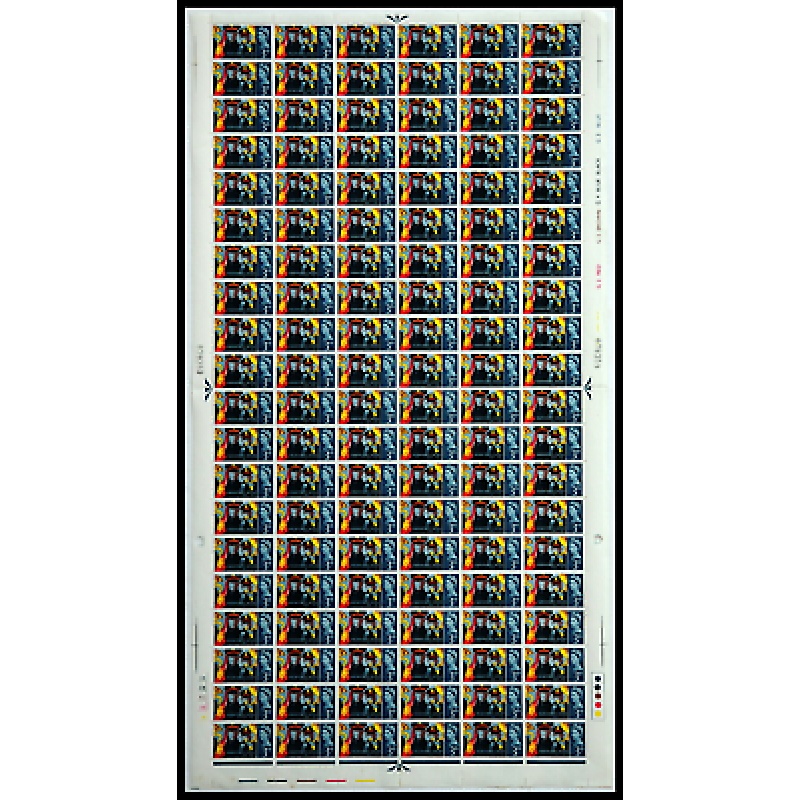 Sg665 1965 3d Salvation Army Centenary Cyl 2A2B1C1D1E no dot UNMOUNTED MINT