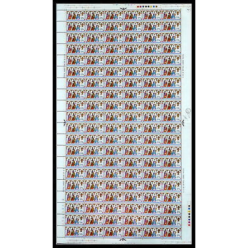 SG812-814 Christmas 1969 Full Set (PHOS 7.5mm) in Complete Sheets UNMOUNTED MINT