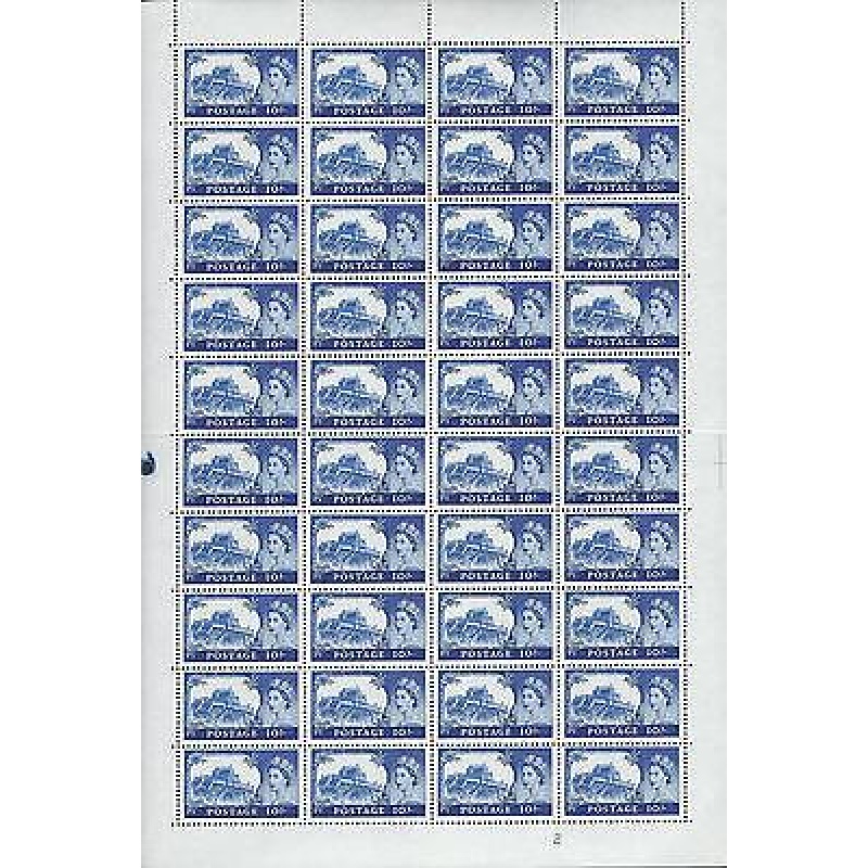 1968 No Wmk castles FULL SET in sheets UNMOUNTED MINT