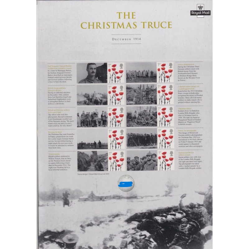 GB 2014 CS-026 The christmas truce smiler no. 1773 UNMOUNTED MINT MNH