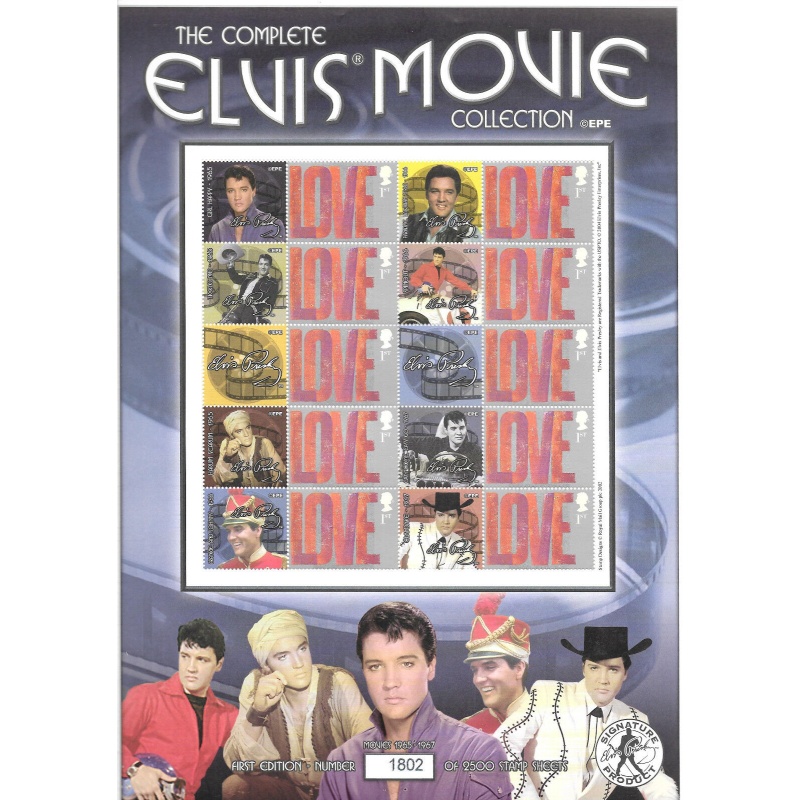 BC-036 GB 2004 Elvis Movie Collection (1965-1967) - Smiler sheet UNMOUNTED MINT