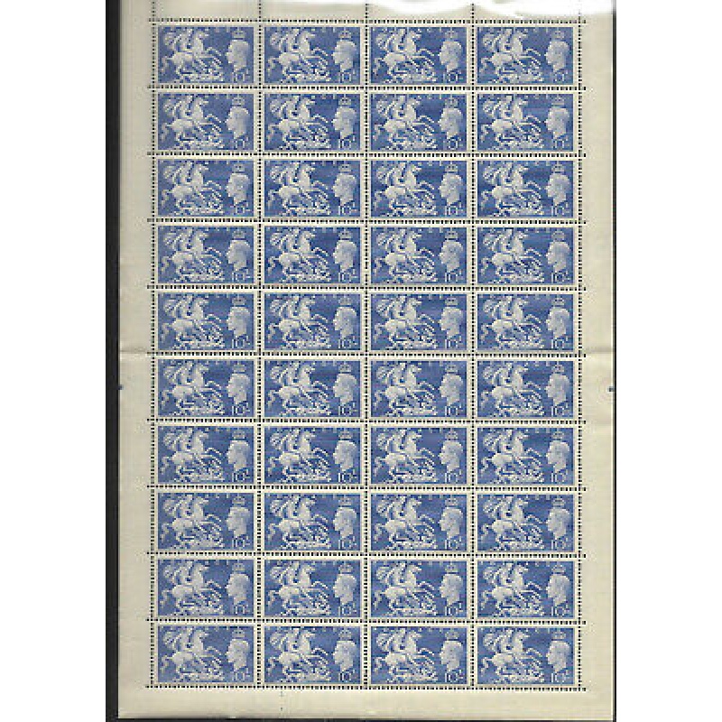 Sg 511 1951 10/- Festival of Britain in full sheet UNMOUNTED MINT