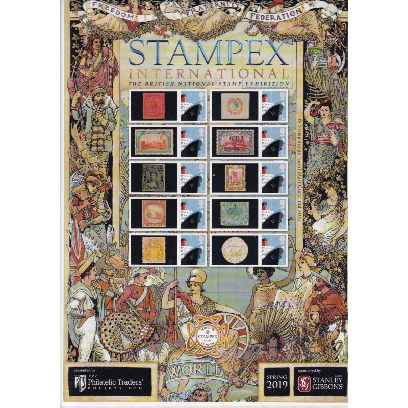 BC-516 GB 2019 Stampex Spring Smiler sheet UNMOUNTED MINT