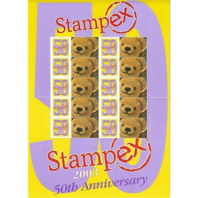 BC-011 GB 2003 Stampex Smiler sheet UNMOUNTED MINT MNH