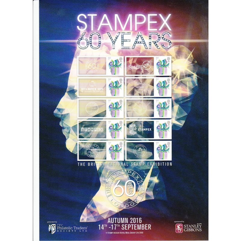 BC-495 autumn stampex 2016 smiler sheet unmounted mint complete