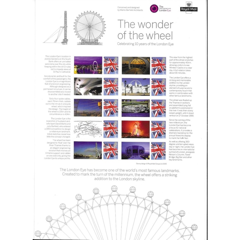 CS-11 2010 The Wonder Of the Wheel Smiler Sheet UNMOUNTED MINT