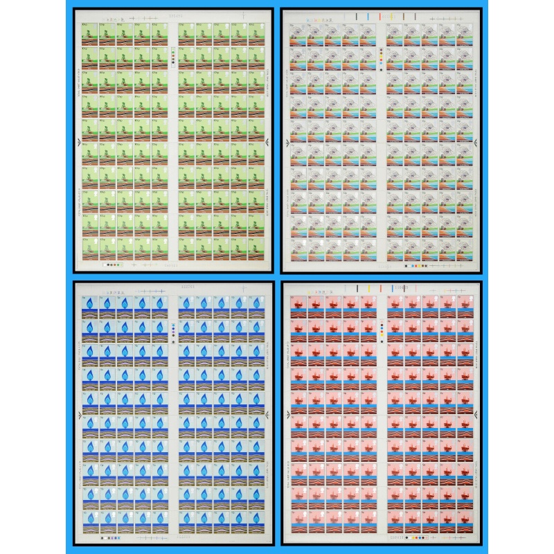 1978 Energy Resources set of decimal sheets - 4 values UNMOUNTED MINT MNH