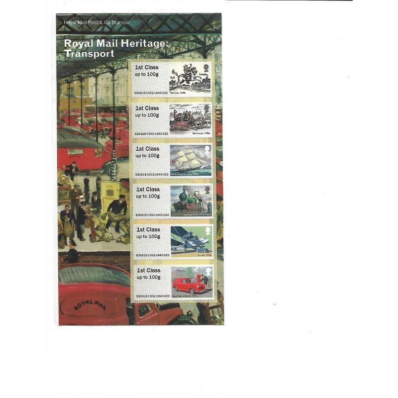 2016 Royal Mail Heritage transport post  Go PG 22 UNMOUNTED MINT