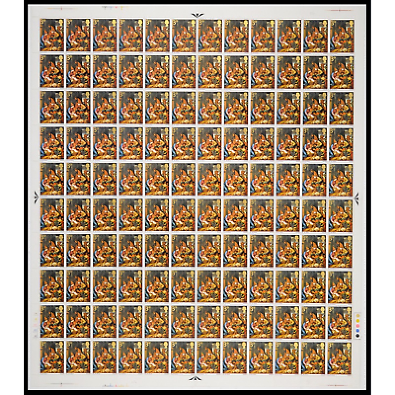 Sg 756d 1967 Christmas 3d - Phosphor Omitted In Full Sheet UNMOUNTED MINT