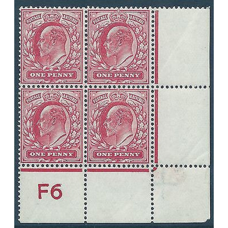 Sg 220 spec m5(-) 1d Pale Rose-carmine unlisted with cert UNMOUNTED MINT