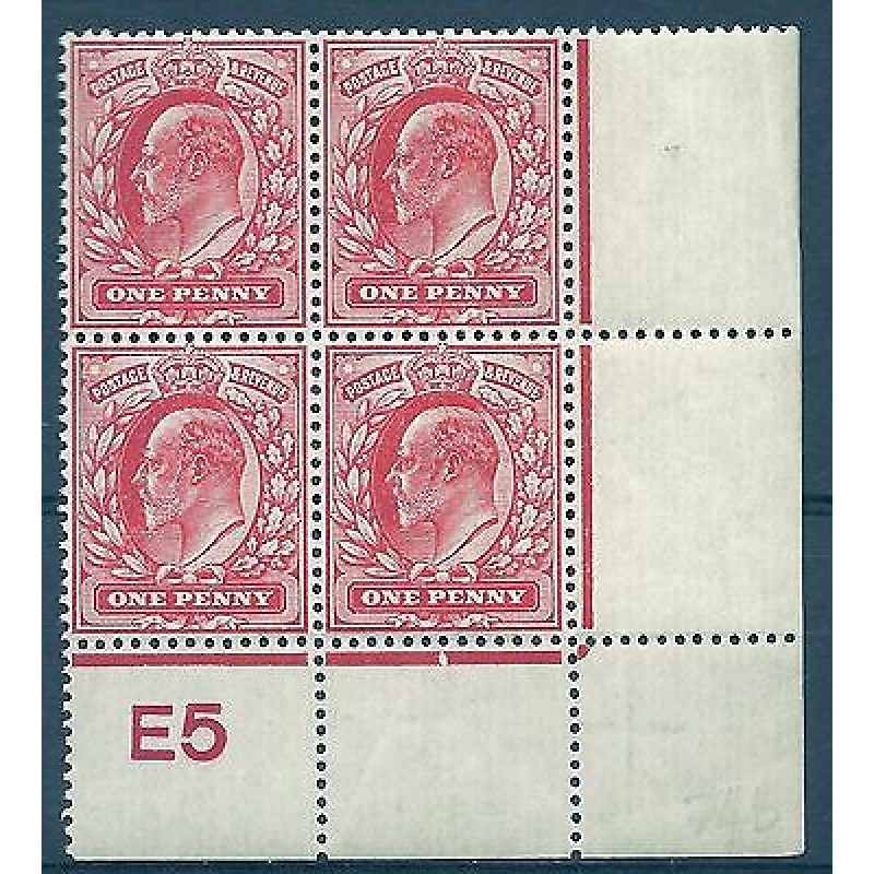 Sg 220 M5(-) 1d Pale Rose-Carmine -T Harris shade control E5 UNMOUNTED MINT MNH