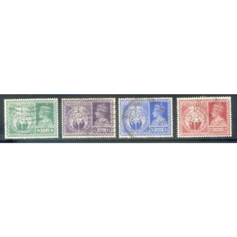 India 1946 Victory Set SG278 281 Fine Used