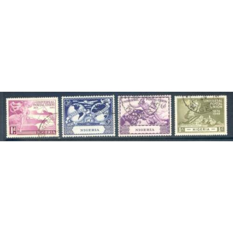 Nigeria 1949 UPU Set SG64 67 Fine Used