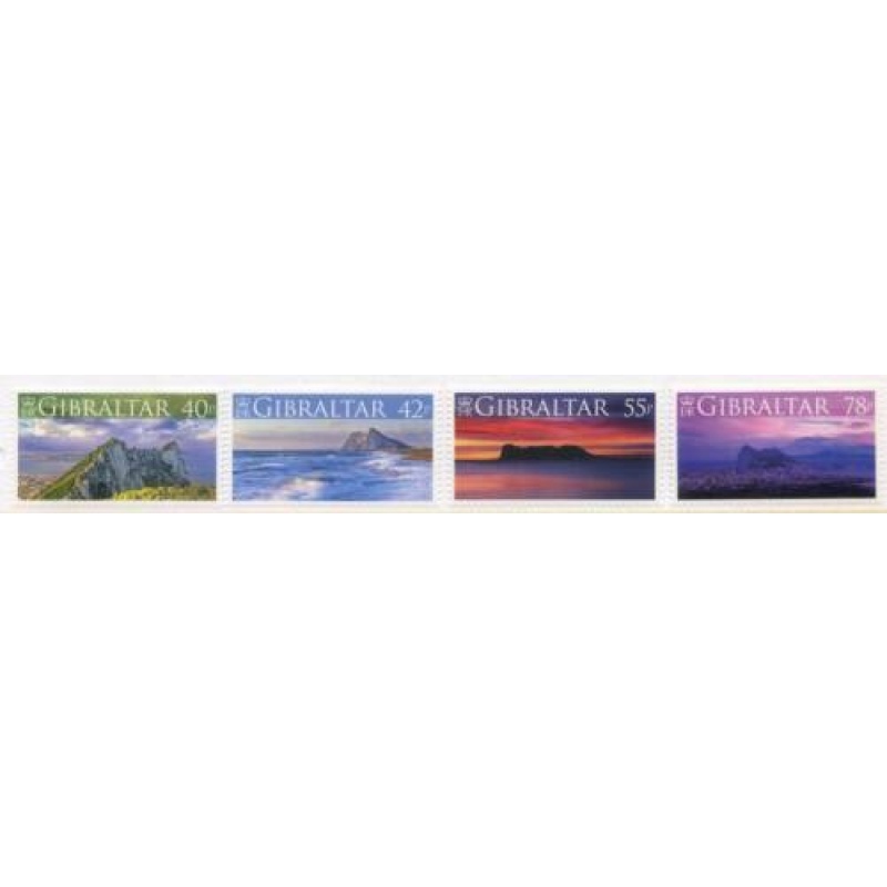 2007 Gibraltar Panoramic Views Set SG1236 1240 Unmounted Mint