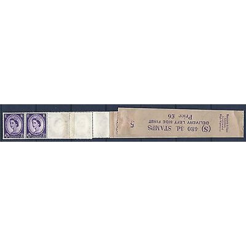 3d Multi Crown watermark - sideways Delivery Coil leader S 4 UNMOUNTED MINT MNH