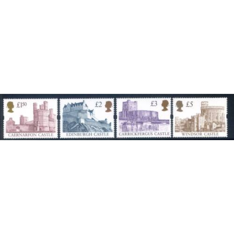 QE2 1997 Castles set SG1993 1996 Unmounted Mint