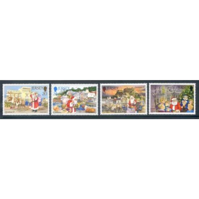 Jersey 1997 Christmas Set SG836 839 Unmounted Mint