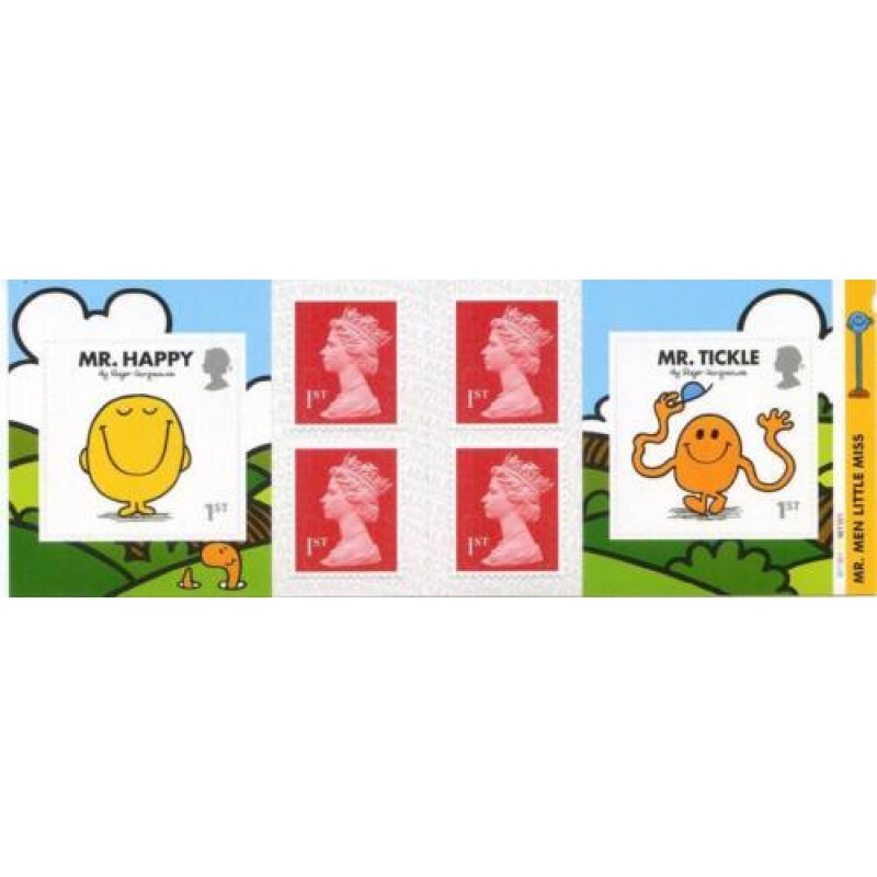 PM54 2016 Mr Men 6 x 1st Barcode Booklet