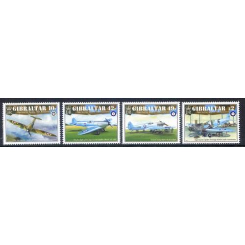 2011 Gibraltar Spitfire Set SG1421 1424 Unmounted Mint