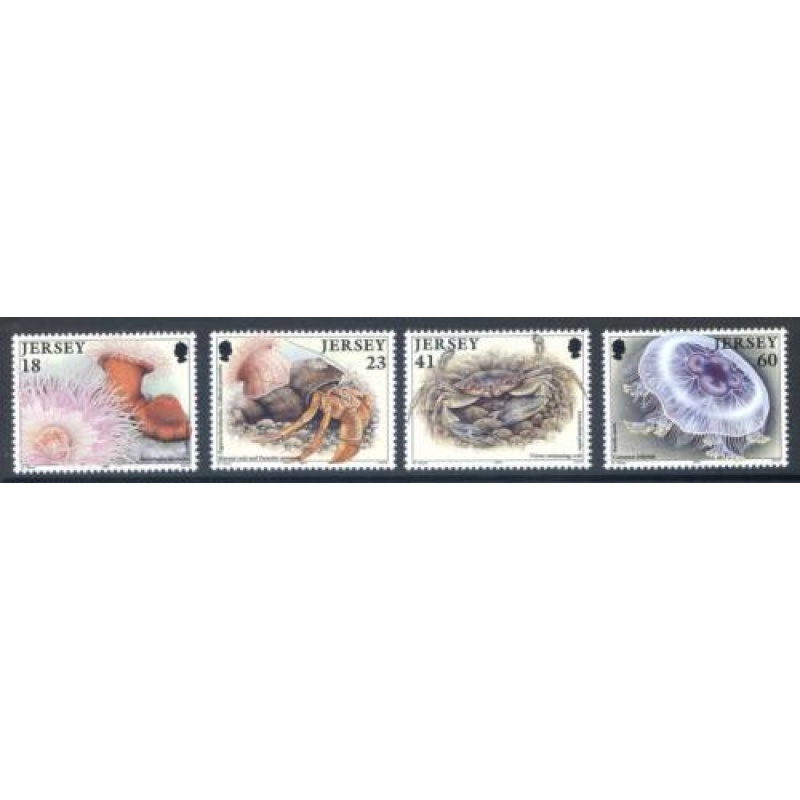 Jersey 1994 Marine Life Set SG670 673 Unmounted Mint