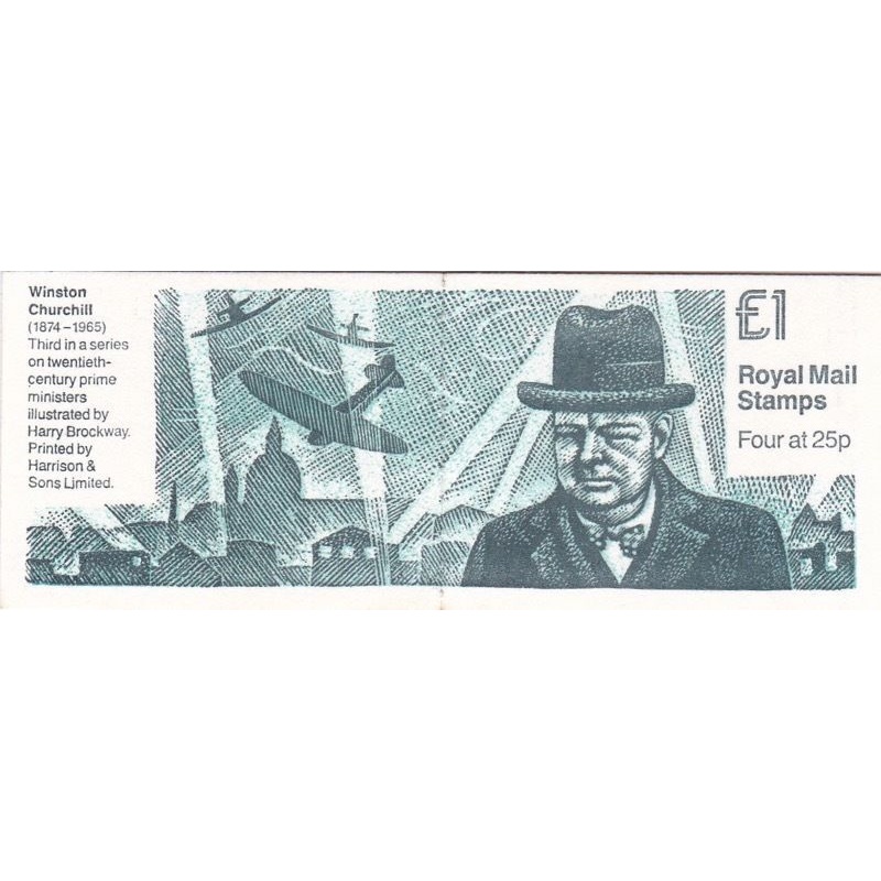 FH34 1994 20th Century Prme Ministers Series #3 - 1 Folded Booklet - Cyl B6