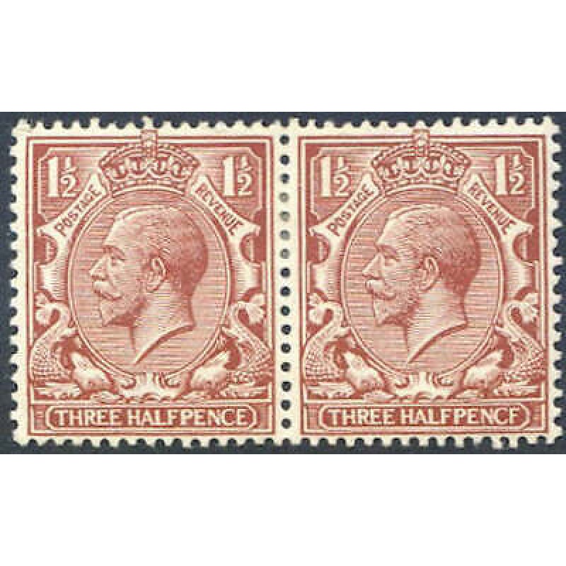 SG362a 1 1 2d Red Brown Pencf Error