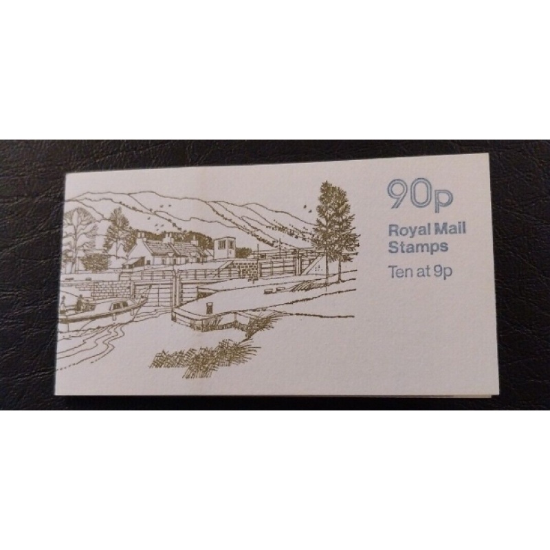 FG5a 1978 British Canals No.4 Caledonian 90p Folded Booklet - good perfs