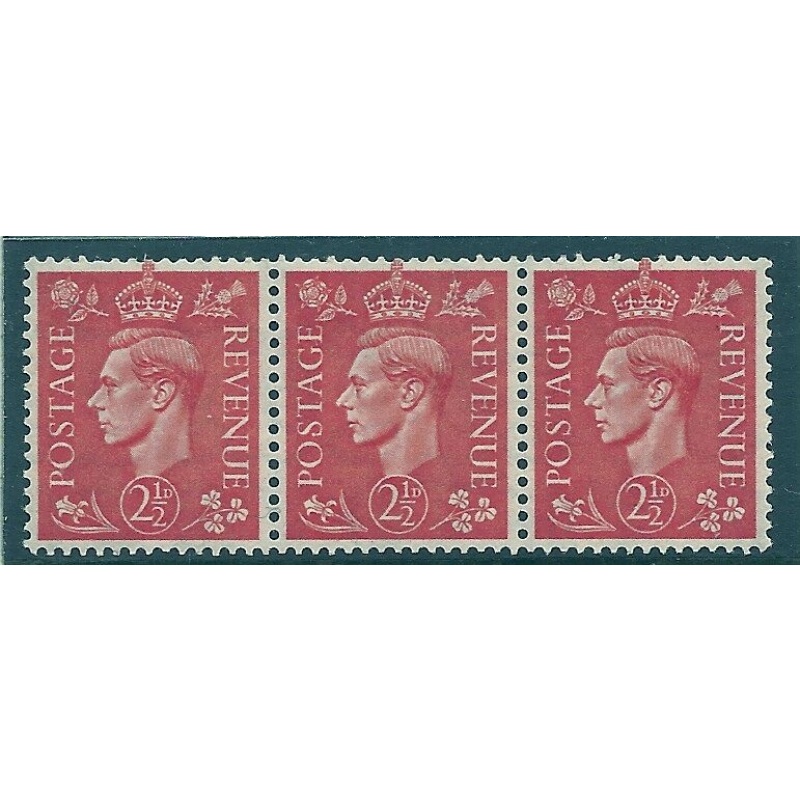 SG Q15ba 2d Pale Scarlet GVI variety Damaged S Flaw UNMOUNTED MINT