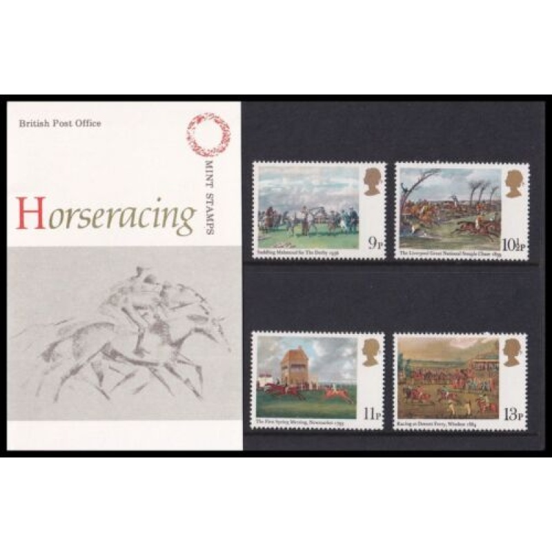 1979 Horseracing Presentation Pack 109 Unmounted Mint