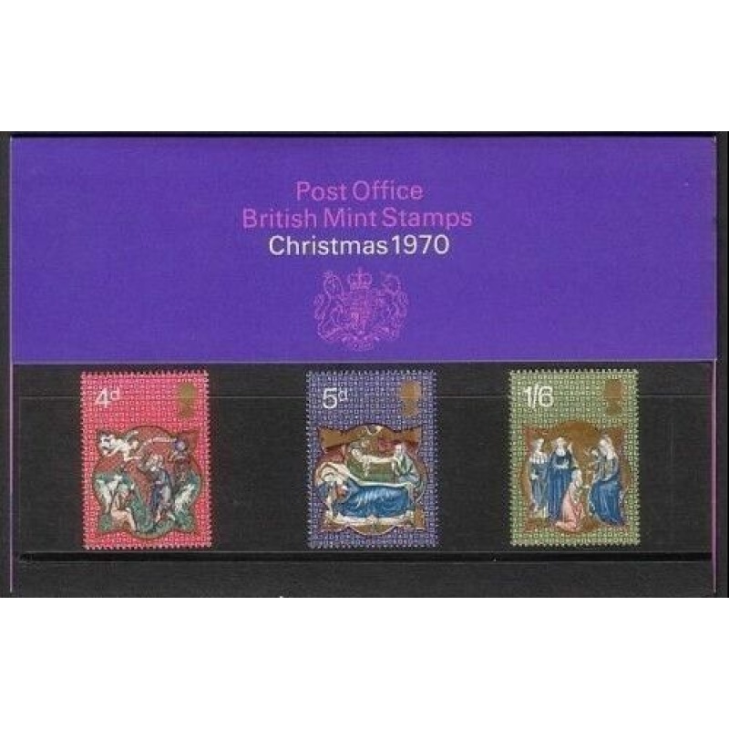 1970 Christmas Presentation pack UNMOUNTED MINT