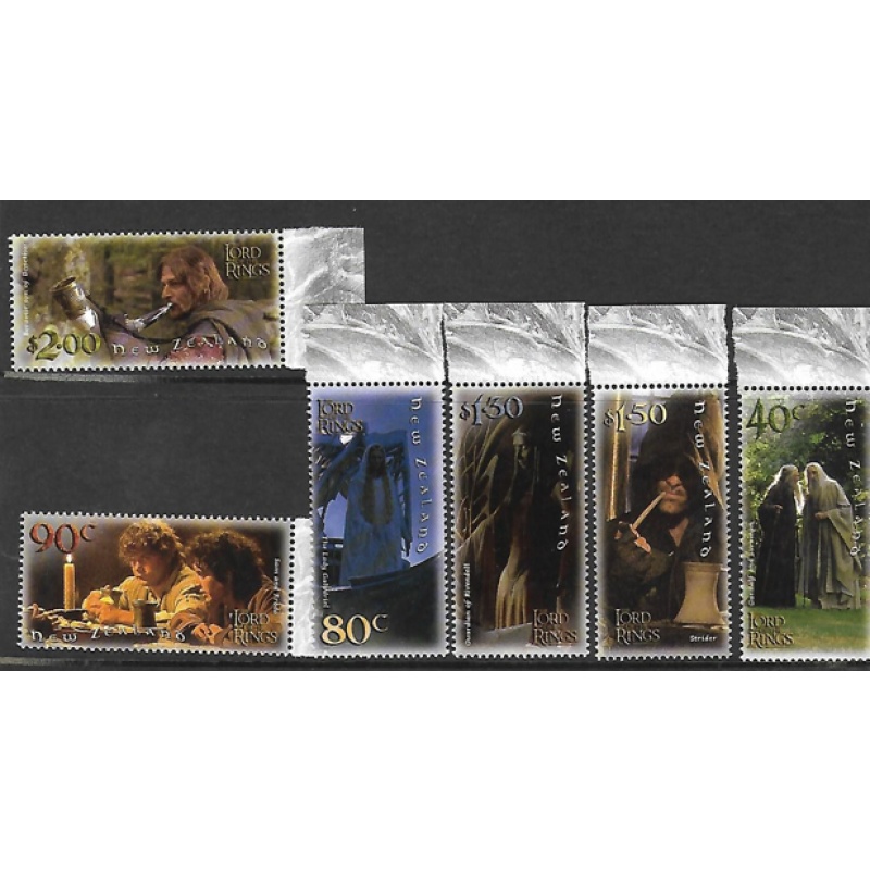 New zealand Lord of the rings set of stamps UNMOUNTED MINT