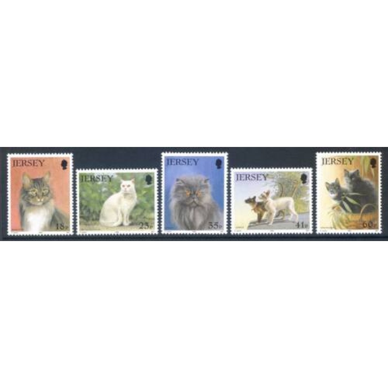 Jersey 1994 Cat Club Set SG650 654 Unmounted Mint