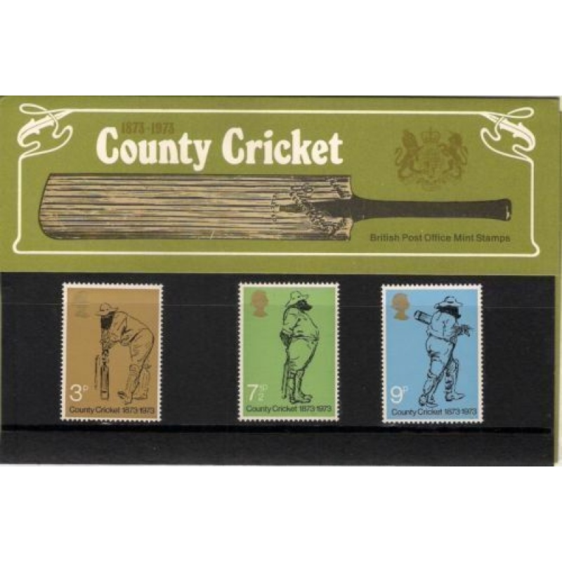 1973 Country Cricket Presentation pack UNMOUNTED MINT